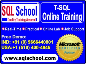 Real Time Live Online Training On SQL Server @ SQL School